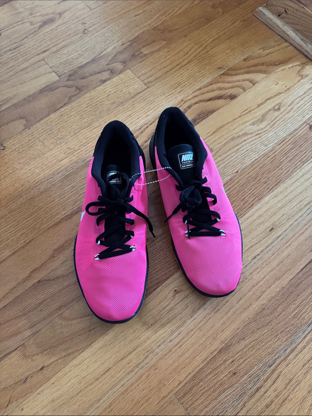 Nike Hot Pink and Black Running Sneakers